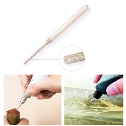 Diamond Burr Glass Drill Bits 1mm Set 2pcs
