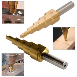 Step Drill HSS Titanium Cone Bit Hole 4-12mm