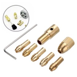 Micro Twist Drill Chuck Axis 3.17mm Kit ​8pcs
