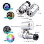 Mini Microscope Jeweler 60X With LED