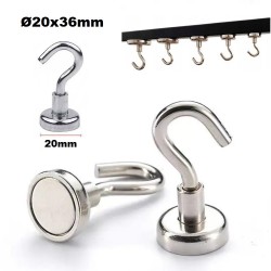 Neodymium Hook Magnets 20mm