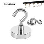 Neodymium Hook Magnets 32mm