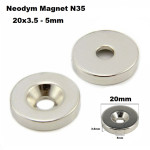 N35 Strong Round Ring Magnets 20mm