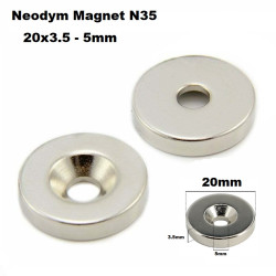 N35 Strong Round Ring Magnets 20mm