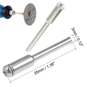 Screw Mandrel Shank Arbor 3mm for Mini Disc Holder