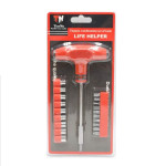 Σετ Κατσαβίδι Ταφ με Μύτες και Καρυδάκια 21 τμχ Σετ Κατσαβίδι Ταφ με Μύτες και Καρυδάκια 21 τμχ