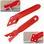 Scrapers for removing glue and silicone residues Set 2 pcs