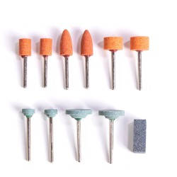 Abrasive Mounted Stone For Rotary Tools 11Pcs Set