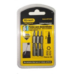 Set 6pcsTorx Screwdriver Bits Driver Tools