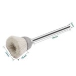 Soft Brush Polishing Roller For Dremel Rotary Tool 15mm