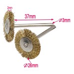 Stainless Steel Wire Brush For Dremel Rotary Tool 26mm