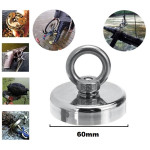 Strong Neodymium Magnets 60mm Claw Hook