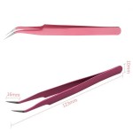 Curved Tip Tweezers Nipper for Eyelash Extensions
