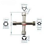 Universal Key for Technical Cabinets 4 in 1