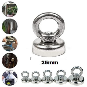 Strong Neodymium Magnets 25mm Claw Hook