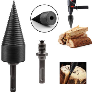 Firewood Drill Bit Wood Cone Hex Shank Wood 42mm