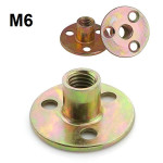 Round Base Flange T Nut Heavy Type with M6 Female