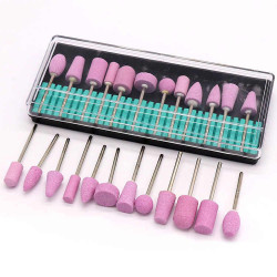 ​Set 12pcs Drill Bit for Nail Electric Drill
