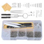 Set Screws Nuts Glasses Repair Tool Kit 500Pcs