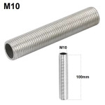M10 Threaded Tube Nipple Lamp Repair Part 100mm Long