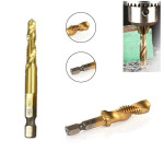 Metric Thread Titanium Coated HSS Drill 6 Size