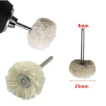 Shank Wool Polishing Brush For Dremel Rotary Tool 25mm