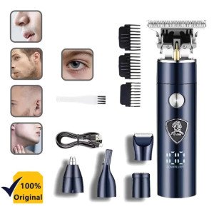 Επαναφορτιζόμενη Κουρευτική Μηχανή 5 σε 1 Kemei KM-257