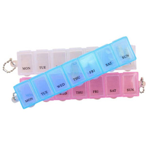 7 Day Pill Organizer Travel Pill Box