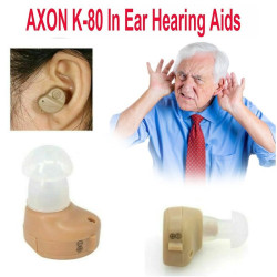 Axon K-80 Hearing Aids In-The-Ear Invisible Ear Aid