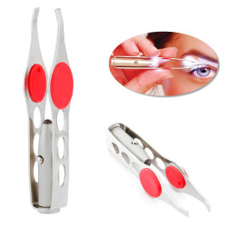 LED Tweezers Eyelash Hair Removal Tweezers