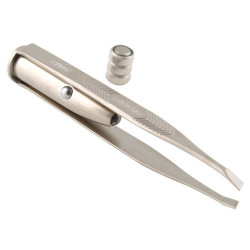 Led Light Eyelash Eyebrow Hair Removal Tweezer