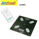 Andowl Wireless Rechargeable Smart Body Fat Scale