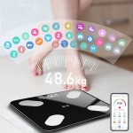 Andowl Wireless Rechargeable Smart Body Fat Scale