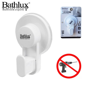 Bathlux Mini Reusable Wall Adhesive Suction Cup Hook