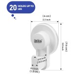 Bathlux Mini Reusable Wall Adhesive Suction Cup Hook