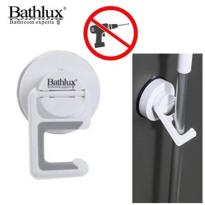 Holder Suction Cup Wall Mounted Broom Holder Organizer