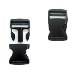 Black Plastic Side Release Buckle Kit 4pcs