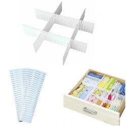 Plastic Adjustable Clapboard Divider Storage Drawer Organiser