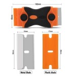 Double Sticker Remover Razor Scraper Blade Plastic Metal