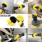Drill Brush Set Attachment Kit Pack of 3pcs