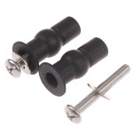 Toilet Seat Hinge Fixings Screws Rubber expansion