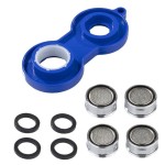 Faucet Aerator Male Bathroom Sink Aerator Set 5pcs