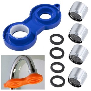 Faucet Aerator Female Bathroom Sink Aerator Set 5pcs