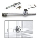 Display Cabinet Showcase Lock for Glass Door Ratchet