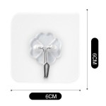 Self Adhesive Door Wall Hangers Hooks Set 6pcs
