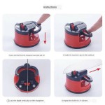 Suction Knife with Sharpener Suction Base Pad Cup