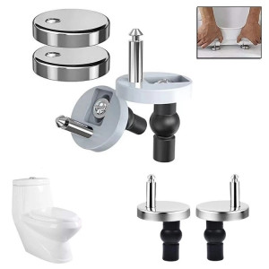 Universal Toilet Seat Hinges Spare Replacement set 2pcs