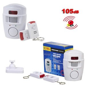 Ασύρματος Συναγερμός με Ανιχνευτή Κίνησης και 2 Τηλεχειριστήρια