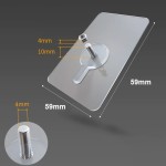 Adhesive Nails Wall Hooks Heavy Duty Stick Nail Free Screw