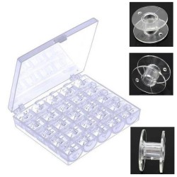 Sewing machine bobbins with Organizer Box 25pcs